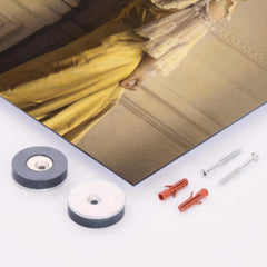 Alice Roosevelt metal print mockup