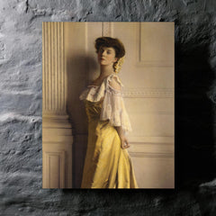 Alice Roosevelt metal print mockup