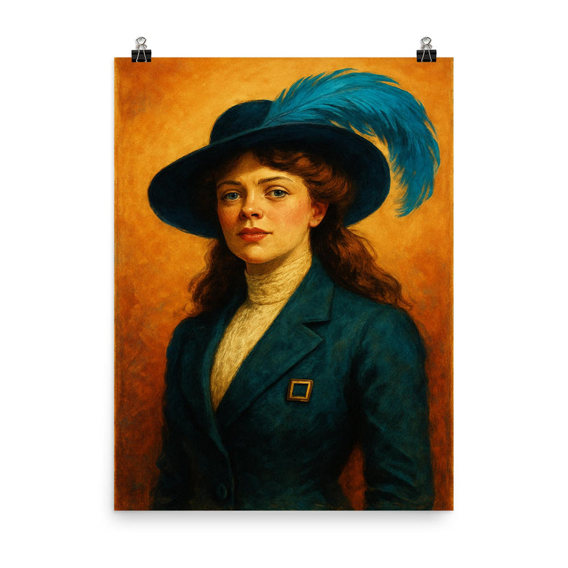 Alice Roosevelt poster on a plain backdrop in size 8