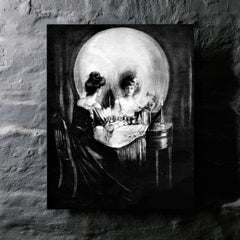 All Is Vanity by Charles Allan Gilbert metal print mockup