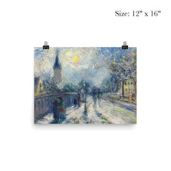 All Saints Church by Camille Pissarro, 1871 poster 3