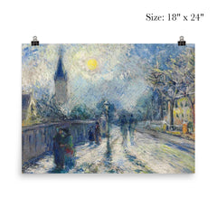 All Saints Church by Camille Pissarro, 1871 poster 5