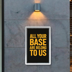 All your base are belong to us poster 2
