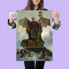 Allegory of Satan by Ludwik Stasiak, 1900 poster 3