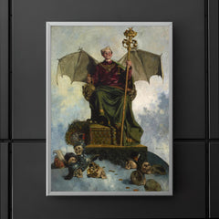 Allegory of Satan by Ludwik Stasiak, 1900 poster 5