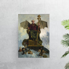 Allegory of Satan by Ludwik Stasiak, 1900 poster 7