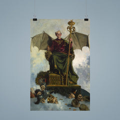 Allegory of Satan by Ludwik Stasiak, 1900 poster 9