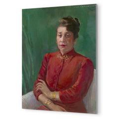 Alma Thomas metal print mockup