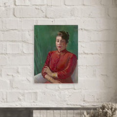Alma Thomas metal print mockup
