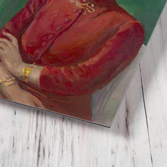 Alma Thomas metal print mockup