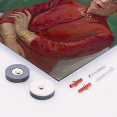 Alma Thomas metal print mockup