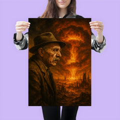 Alois Irlmaier staring into apocalyptic visions poster 3