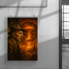 Alois Irlmaier staring into apocalyptic visions poster 4