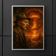 Alois Irlmaier staring into apocalyptic visions poster 5