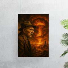 Alois Irlmaier staring into apocalyptic visions poster 7