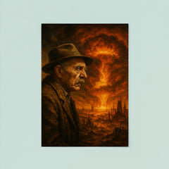 Alois Irlmaier staring into apocalyptic visions poster 8