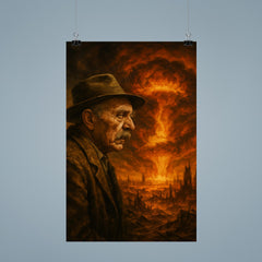 Alois Irlmaier staring into apocalyptic visions poster 9