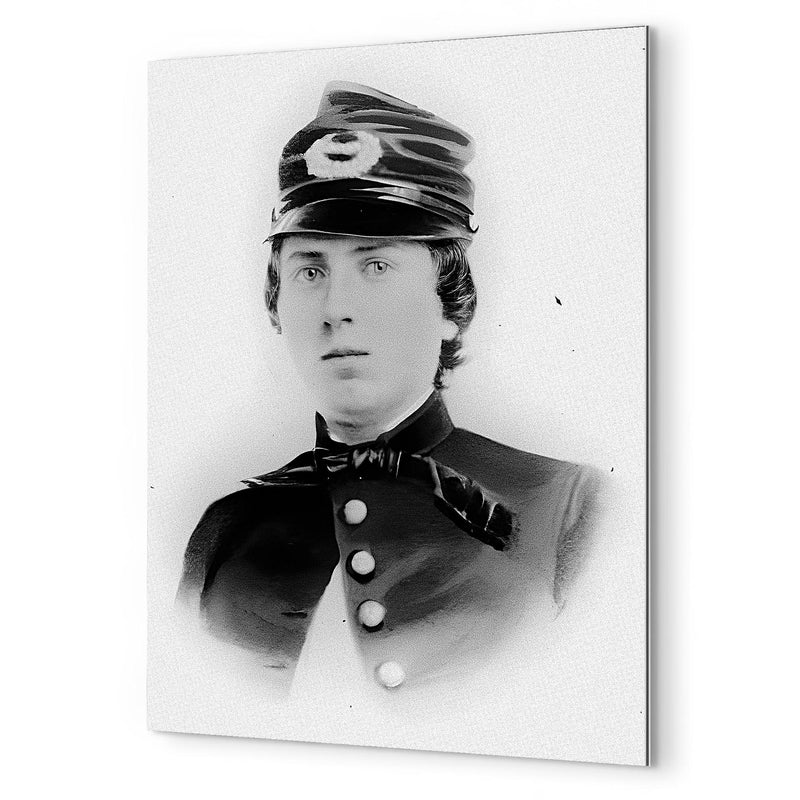 Alonzo Cushing metal print mockup