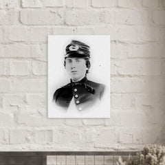 Alonzo Cushing metal print mockup