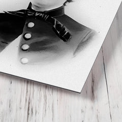 Alonzo Cushing metal print mockup