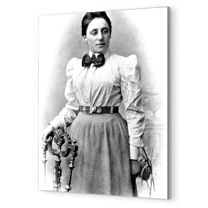 Amalie Emmy Noether metal print mockup