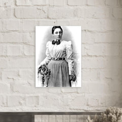 Amalie Emmy Noether metal print mockup
