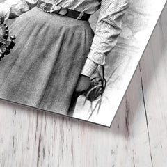 Amalie Emmy Noether metal print mockup