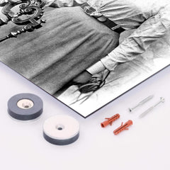 Amalie Emmy Noether metal print mockup