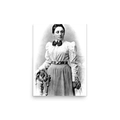 Amalie Emmy Noether poster on a plain backdrop in size 12"x16".