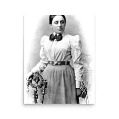 Amalie Emmy Noether poster on a plain backdrop in size 16"x20".