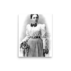 Amalie Emmy Noether poster on a plain backdrop in size 8"x10".