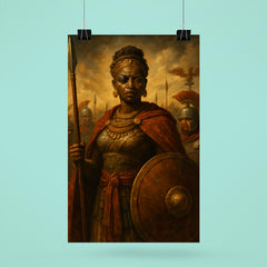 Amanirenas confronting Rome with one eye poster 6