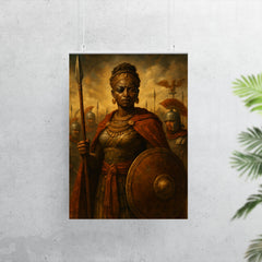 Amanirenas confronting Rome with one eye poster 7