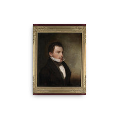 Amasa Hewins canvas print on a plain backdrop in size 12"x16".