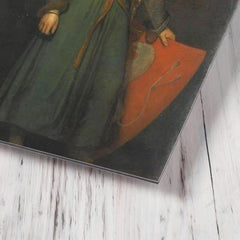 Amaury de Montfort metal print mockup