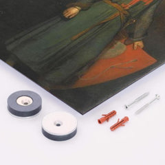 Amaury de Montfort metal print mockup