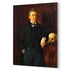 Ambrose Bierce metal print mockup