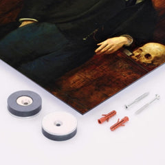 Ambrose Bierce metal print mockup