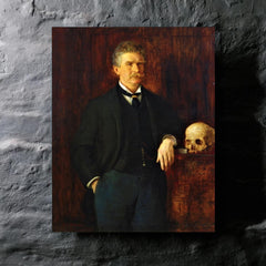 Ambrose Bierce metal print mockup