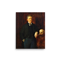 Ambrose Bierce poster on a plain backdrop in size 8"x10".