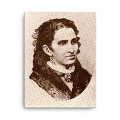 Amelia Denis de Icaza canvas print on a plain backdrop in size 18"x24".