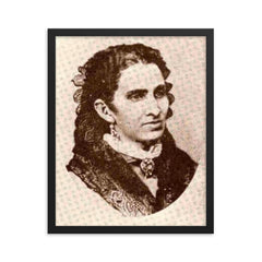 Amelia Denis de Icaza framed print on a plain backdrop in size 16"x20".