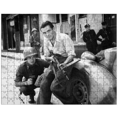 American GI and French Partisan jigsaw puzzle