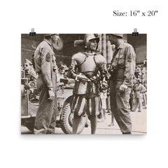 American Soldiers Conversing with a Swiss Guard in the Vatican, 1944 poster 2