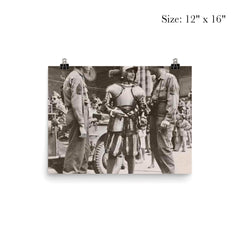 American Soldiers Conversing with a Swiss Guard in the Vatican, 1944 poster 3