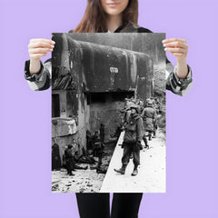 American Soldiers Inspecting the Maginot Line, Early 1945 poster 3