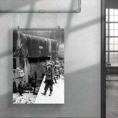 American Soldiers Inspecting the Maginot Line, Early 1945 poster 4