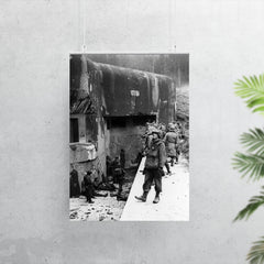 American Soldiers Inspecting the Maginot Line, Early 1945 poster 7
