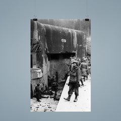 American Soldiers Inspecting the Maginot Line, Early 1945 poster 9