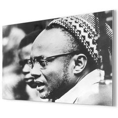 Amilcar Cabral metal print mockup